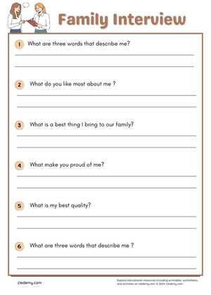 Tell Us About Your Family