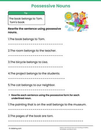 Possessive Nouns