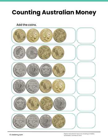 Counting Australian Money
