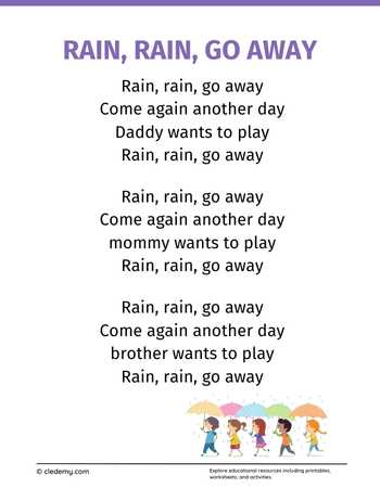 Rain, Rain, Go Away