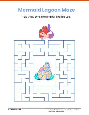 Mermaid Lagoon Maze