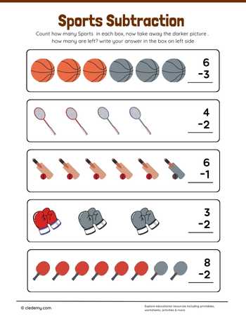 Sports Subtraction