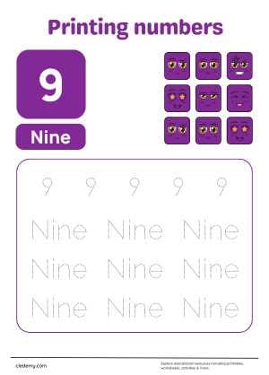 Tracing Number 9