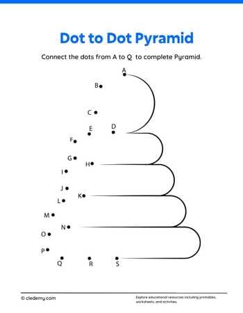 Dot to Dot Toy Pyramid