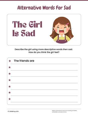 Alternative Words For Sad