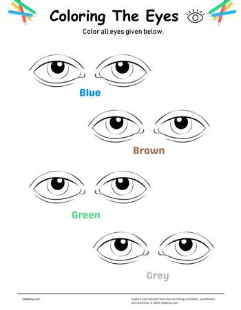 Coloring The Eyes
