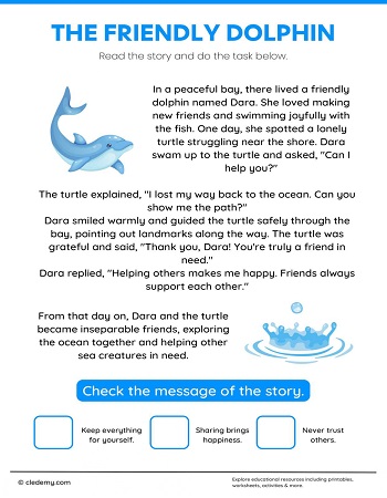 The Friendly Dolphin