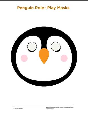 Penguin Role Play Masks