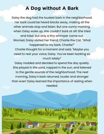 A Dog without A Bark Story