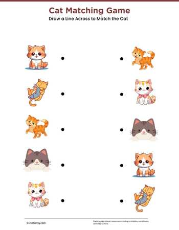 Cat Matching Game