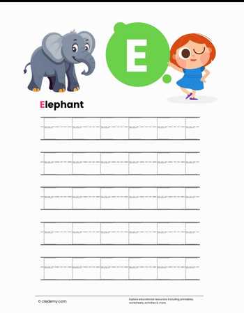 Elephant- First Letter