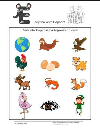 E Say the Word Elephant