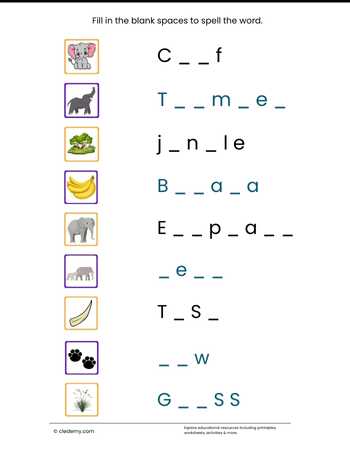 Elephant Fill in The Blank