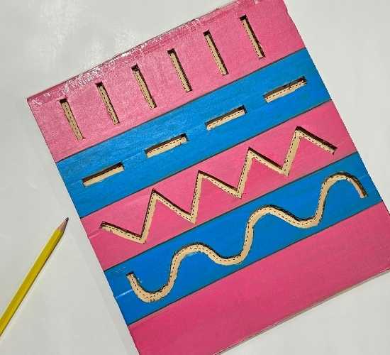 Pre-Writing Pattern Tracing Board