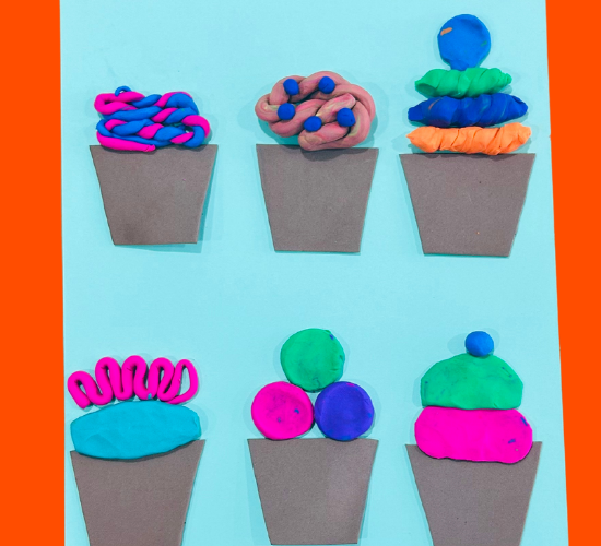 Make a Clay Cup Cakes