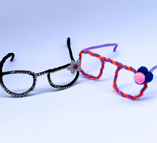 Crafty Pipe Cleaner Glasses