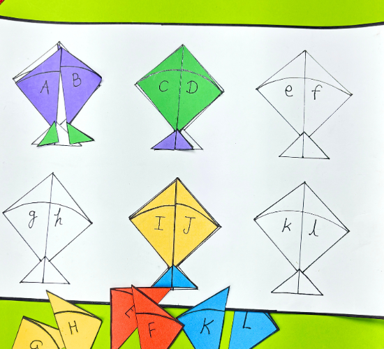 Letter Kite Matching
