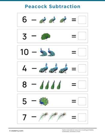 Peacock Subtraction