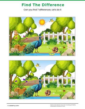 Find the Difference - Peacock