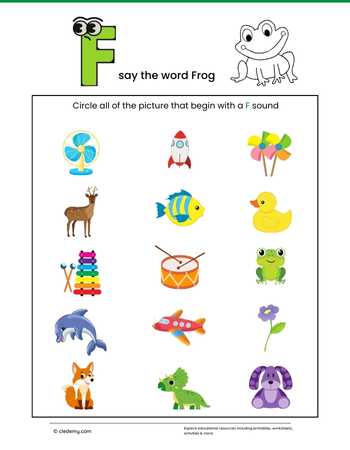 Circle the Picture - Frog