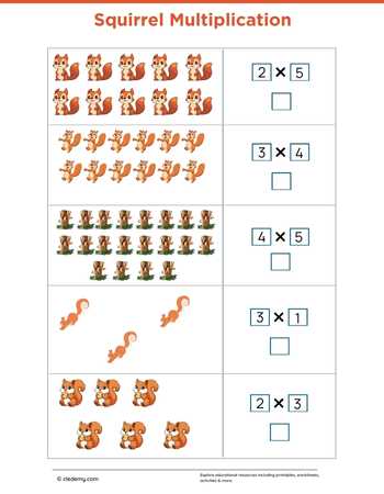 Squirrel Multiplication