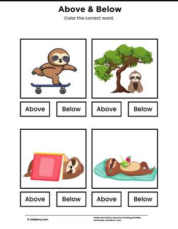 Above or Below- Sloth
