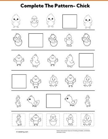 Complete The Pattern- Chick