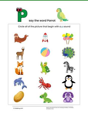 P Say the Word Parrot
