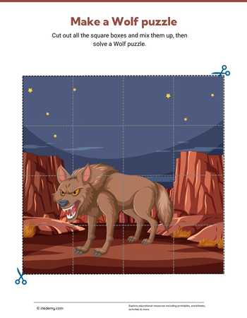 Wolf Jigsaw Puzzle