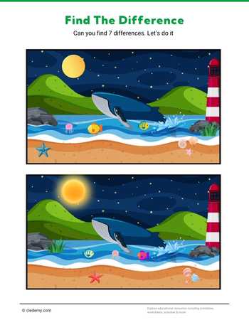 Find the Difference - Whale