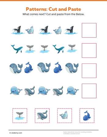 Patterns: Cut and Paste-Whale