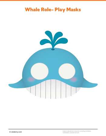 Whale Role- Play Mask