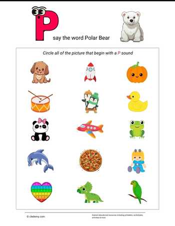 P Say the Word Polar Bear