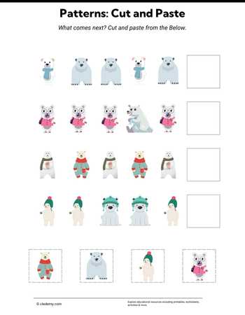 Patterns: Cut and Paste-Polar Bear