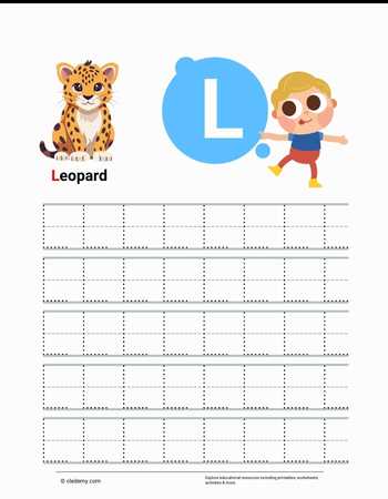 Leopard- First Letter