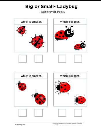 Big or Small- Ladybug