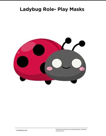 Ladybug Role Play Masks