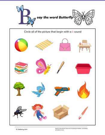Circle the Picture - Butterfly