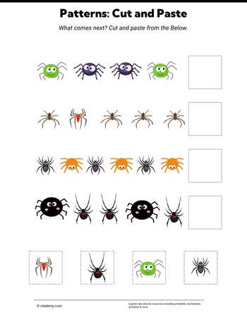 Patterns: Cut and Paste- Spider
