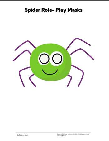 Spider Role Play Masks