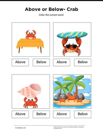 Above or Below- Crab