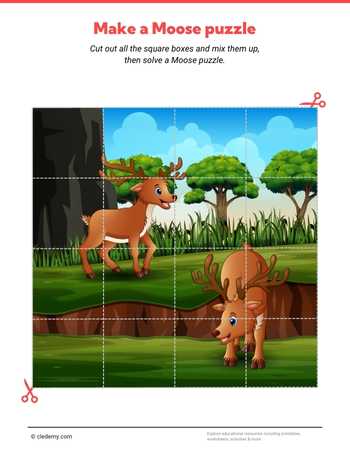 Moose Jigsaw Puzzle