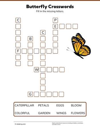 Butterfly Crosswords