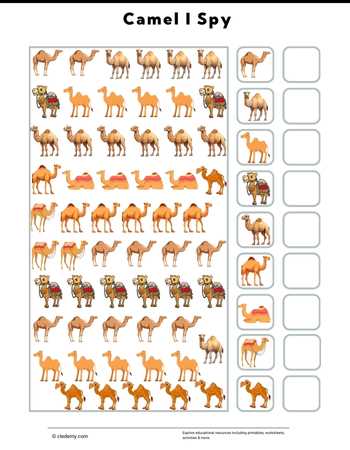 Camel I Spy