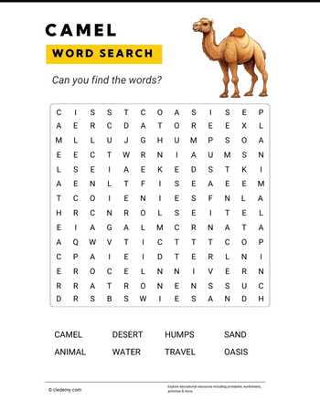 Camel Word Search