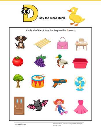 D Say the Word Duck
