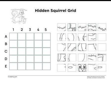 Hidden Squirrel Grid