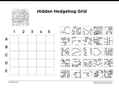 Hidden Hedgehog Grid