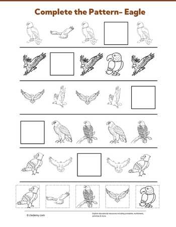Complete The Pattern Eagle