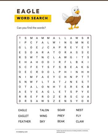 Eagle Word Search